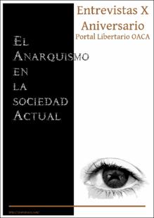 Portada El anarquismo en la sociedad actual : entrevistas x aniversario portal