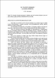 Portada El placer armado