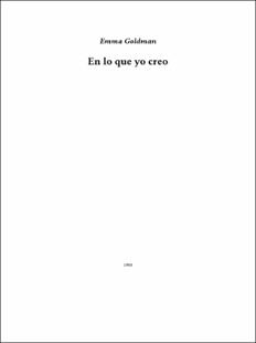 Portada En lo que yo creo