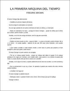 Portada la primera maquina del tiempo