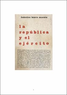 Portada la republica y el ejercito